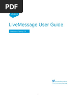 User Guide For LiveMessage For Salesforce