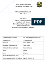 Informe Saber 2019