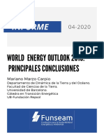 6 InformeFunseam042020 - WorldEnergyOutlook2019 - PrincipalesConclusiones