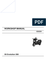 X9 500 Evo Workshop Manual