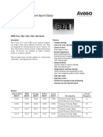 Data Sheet: HDSP-U1xx Series