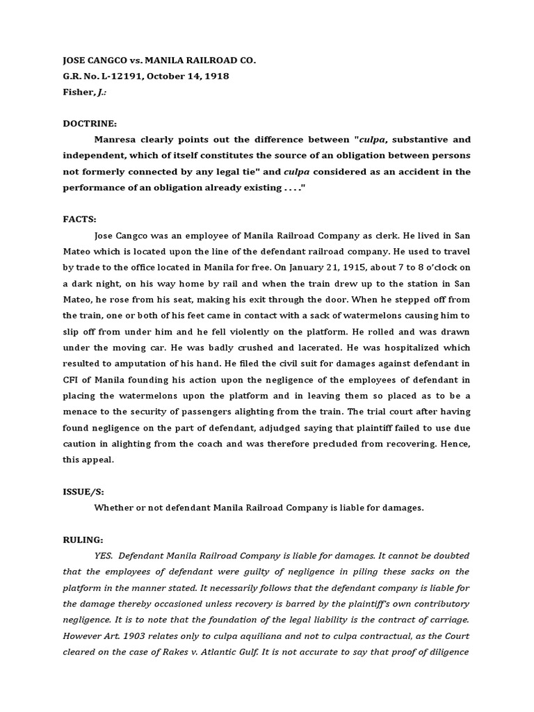 Negligence Cause Of Action Definition