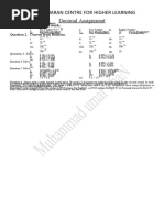 Decimal Excercise