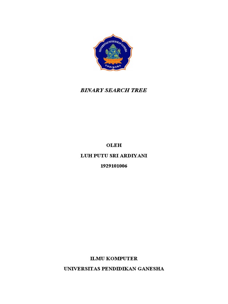 Ciri dan Konsep Binary Search Tree | PDF | Metode & Bahan Ajar