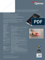 Optoma PK201 Datasheet