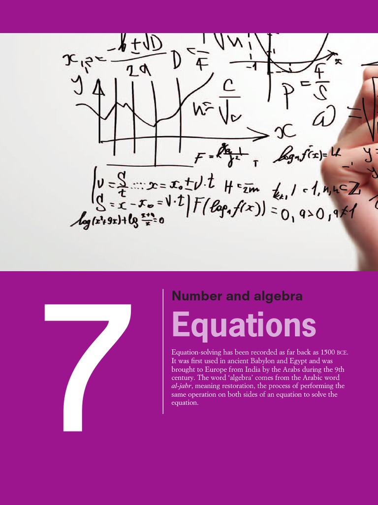 Equations Equations Algebra