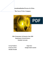 The Internationalisation Process of A Firm PDF