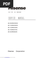 Hisense Corporation: AS-09UR4SVNVG1 AS-12UR4SVNVG1 As-12Ur4Svgvg As-18Ur4Stvvg As-24Ur4Sqjvg