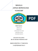 Makalah Tentang Kontrasepsi Kondom (Tugas Ilmu Kesehatan Masyarakat) X Keperawatan 2 (Kelompok 1)