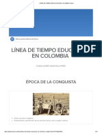 Educación Colombia línea tiempo 40