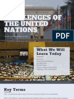 The Challenges of The United Nations