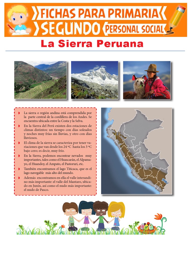 La Sierra Peruana para Segundo Grado de Primaria - Compressed | PDF ...