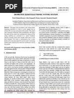 Biometric Based Electronic Voting System: International Research Journal of Engineering and Technology (IRJET)