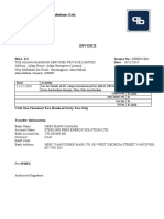 Sterling PBES Energy Solutions LTD.: Bill To Invoice No.: SPBES/2001 Date: 19/12/2019