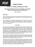 Air Transportation Office vs. Sps. Ramos, G.R. No. 159402, February 23, 2011