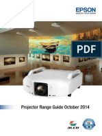 Projector Range Guide October 2014