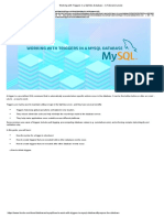 Working With Triggers in A MySQL Database PDF