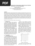 Download Penyisipan Watermark Pada Citra Digital Menggunakan Metode Singular Value Decomposition by M Taufik Yusuf SN47933055 doc pdf