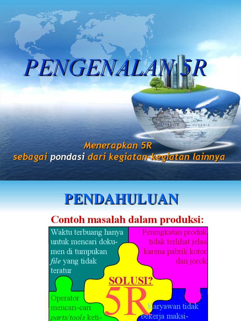 Penerapan Metode 5R untuk Efisiensi Kerja | PDF