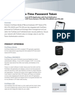 Fortitoken One-Time Password Token