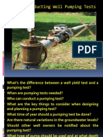 Guide To Conducting Well Pumping Tests