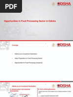 Opportunities in Food Processing - Odisha