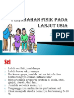 PERUBAHAN FISIK pada lansia