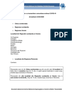 Lista Zonelor Cu Transmitere Comunitara Extinsa COVID-19 - Actualizare 24.02.2020