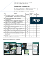 Seguimiento de Trabajo 27 A 31 Julio