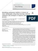 Identifying Pulmonary Nodules or Masses On Chest Radiography Using Deep Learning: External Validation and Strategies To Improve Clinical Practice