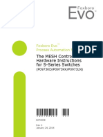 The MESH Control Network Hardware Instructions For S-Series Switches