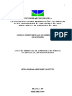 Junia Maria Z. Falqueto Gestao ambiental na adm pública UnB 2007