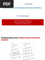 Non-Uniform Excitation-Binomial, Chebyshev Distribution: Dr. Avinash Chandra