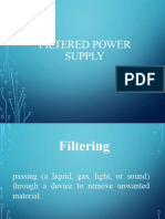 Joseph Sierra Filtered Power Supply