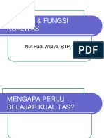 #1 Definisi & Fungsi Kualitas