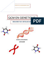 QCM Genetique