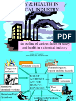 An Outline of Various Facets of Safety and Health in A Chemical Industry