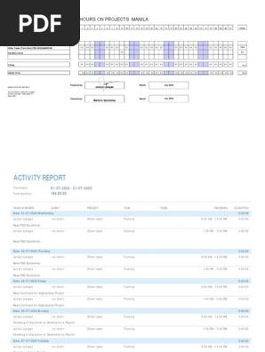 Timesheet