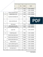 Tank Specification Sheet