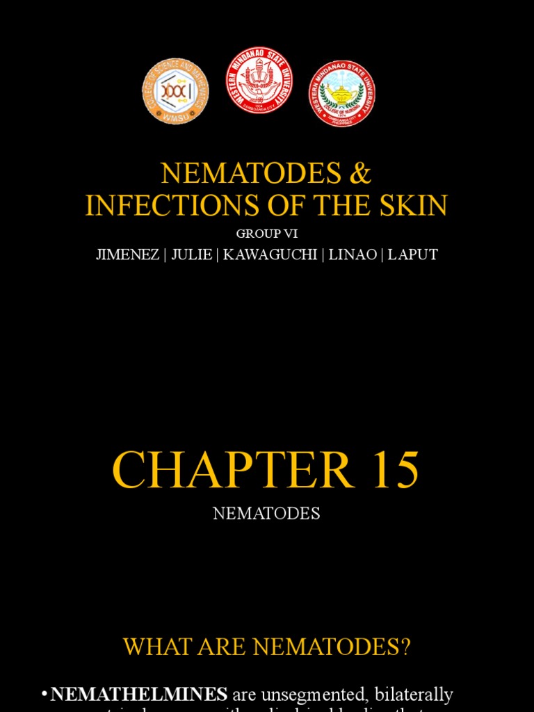 Nematodes and Skin Infections Overview | PDF | Nematode | Herpes Simplex