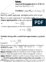 Newton - Raphson Method