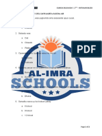 GRADE 3 Science - MONTHLY EXAM MARCH