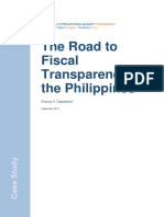 The Road To Budget Transparency in The Philippines Ibp Case Study 2017