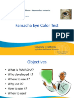 Famacha Eye Color Test: An Eye Test For Barber Pole Worm - Haemonchus Contortus