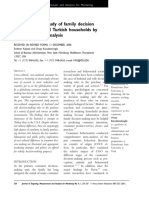 A Comparative Study of Family Decision Making in US and Turkish Households by Correspondence Analysis