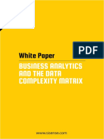White Paper: Business Analytics and The Data Complexity Matrix