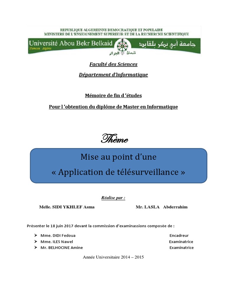 Pourquoi Le Marché De La Vidéosurveillance Est il En Hausse Schéma Application de Telesurveillance PDF | PDF | Surveillance | Reproduction et  enregistrement de son