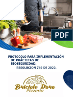 Protocolo Restaurantes