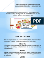 Organismos Internacionales y Nacionales de Protección y Promoción de Los Derechos de Los Niños, Niñas y Adolescentes