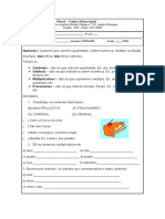 Numerais: classificação e tipos